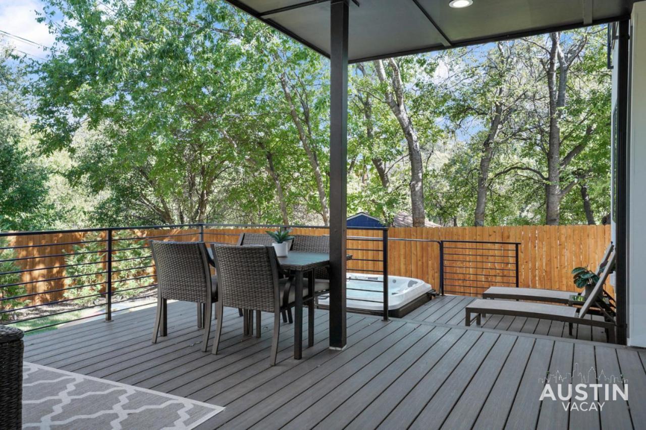Luxurious Modernism With Private Hot Tub And Garage Villa Austin Exteriör bild