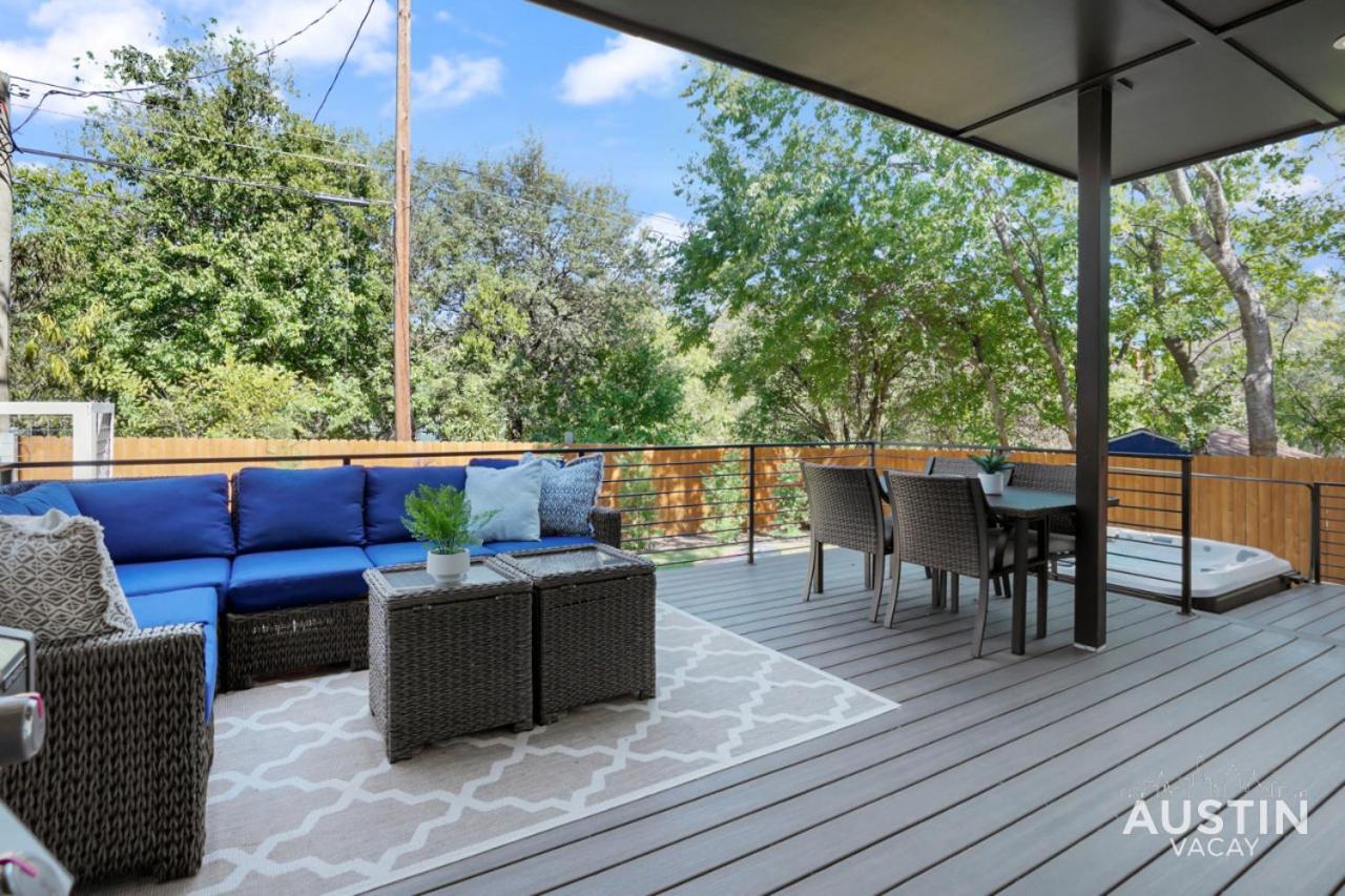 Luxurious Modernism With Private Hot Tub And Garage Villa Austin Exteriör bild