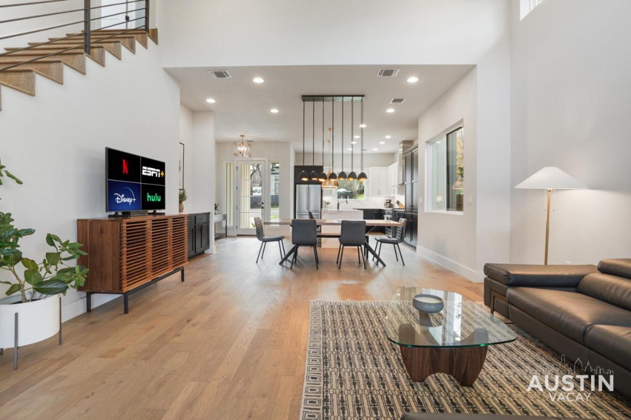 Luxurious Modernism With Private Hot Tub And Garage Villa Austin Exteriör bild
